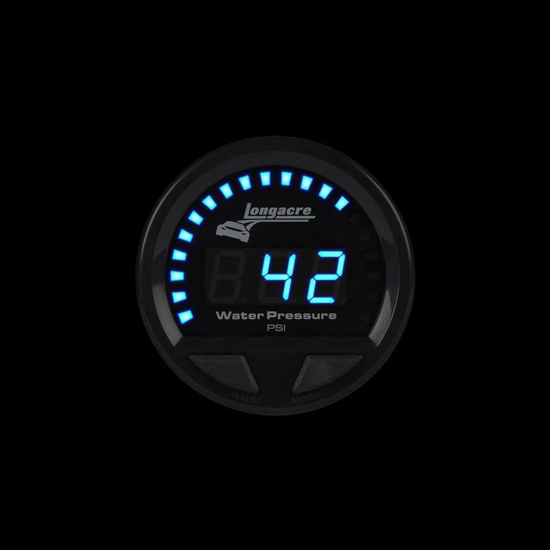 Digital Elite LED Waterproof Gauges, Water Pressure 0-60 psi, Sensor Included - Image 2