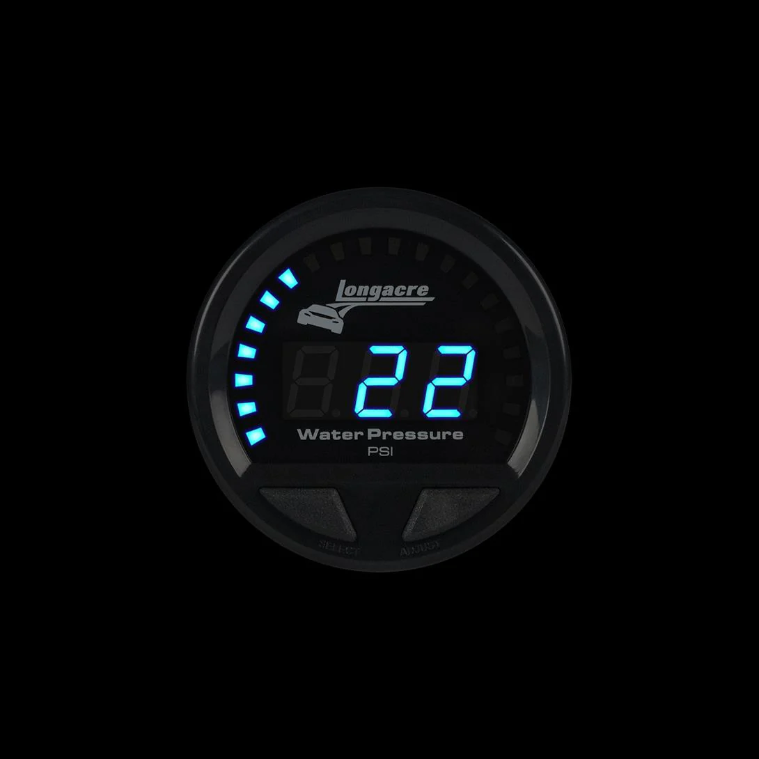 Digital Elite LED Waterproof Gauges, Water Pressure 0-60 psi, Sensor Not Included - Image 2