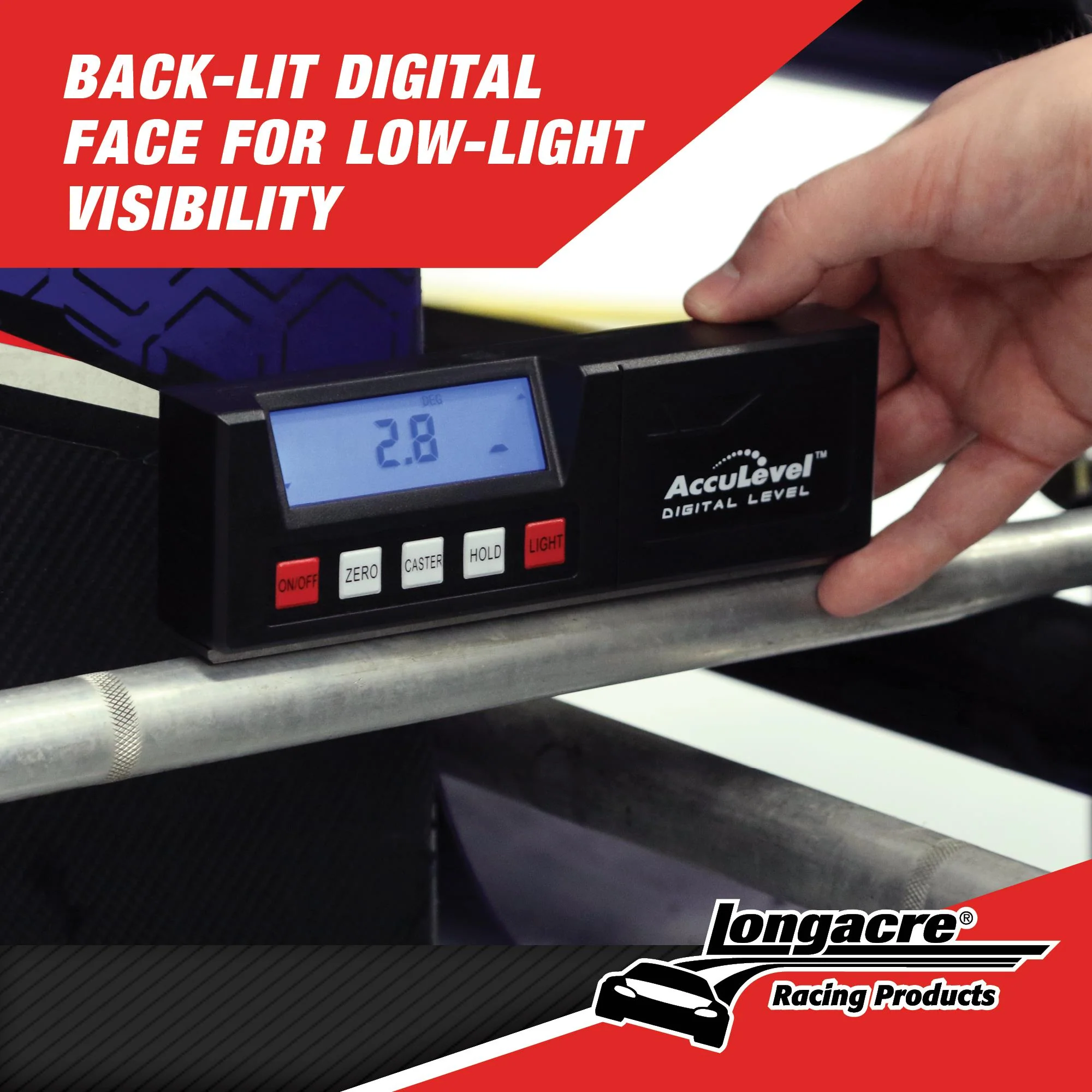 Digital C/C Gauge w AccuLevelâ„¢ and Quick Setâ„¢ Large Wheel Adapter - Image 5