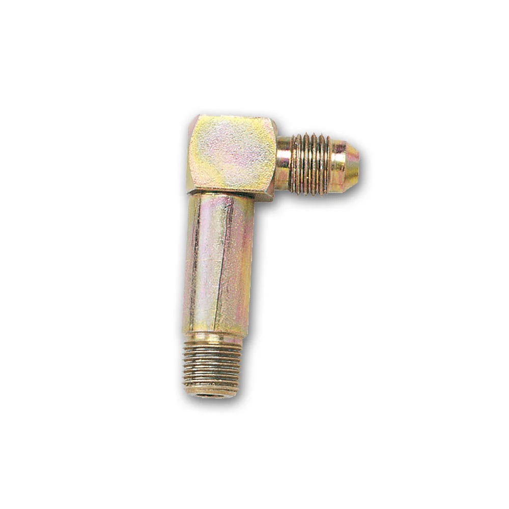 Long leg caliper fitting - 1/8" NPT x #4 AN 90º