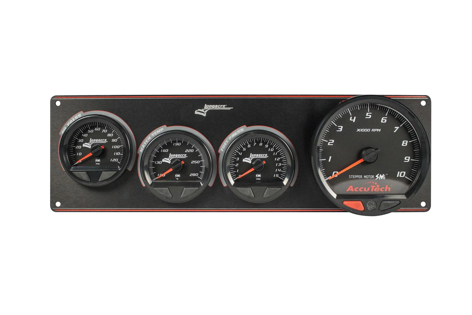 SMi™ Elite Waterproof Gauge Panel, 3 Gauge Oil Pressure/Water Temperature/Fuel Pressure/Tach - Image 3