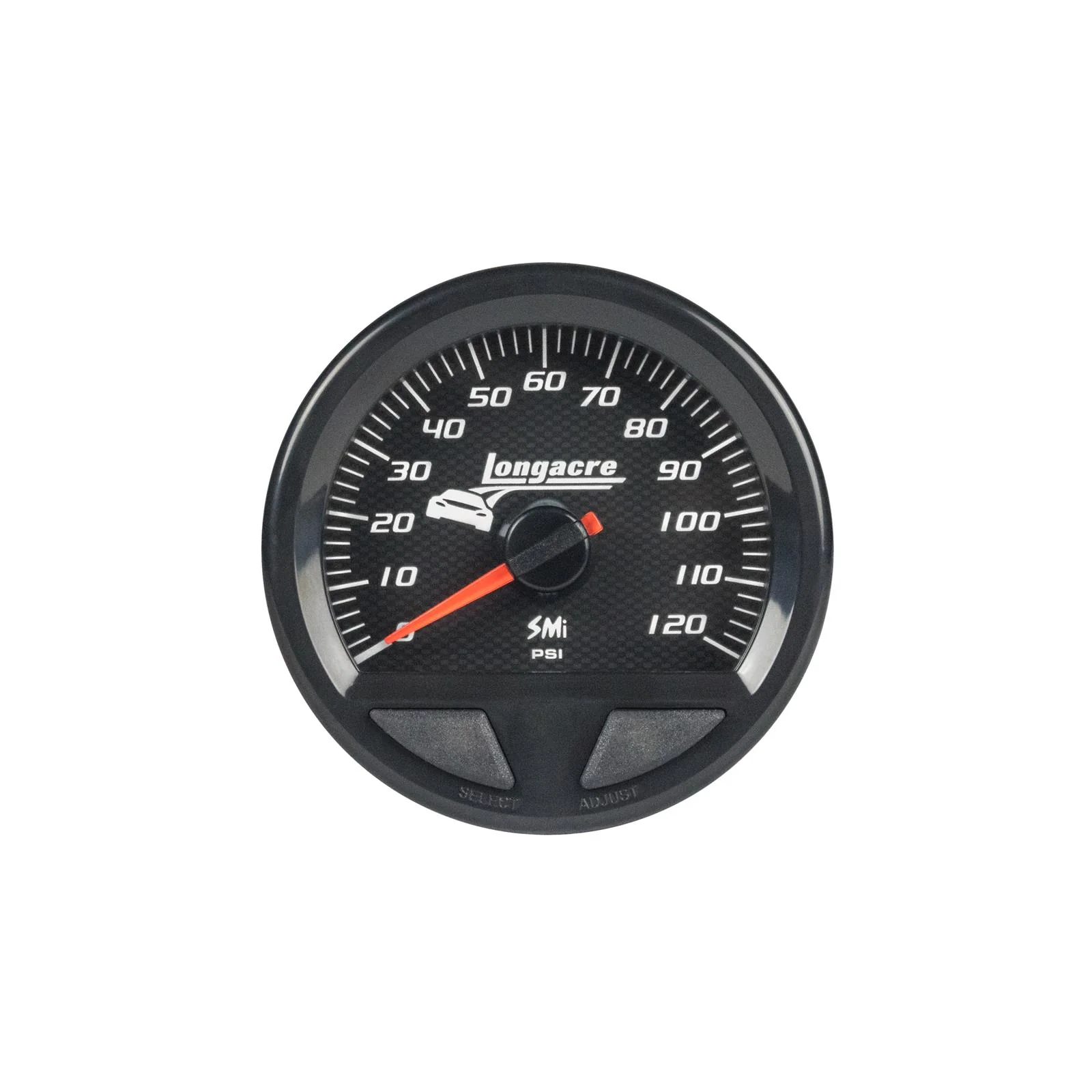SMi⢠Elite Waterproof Gauges, Fuel Pressure 0-120 psi, Sensor Not Included - Image 3