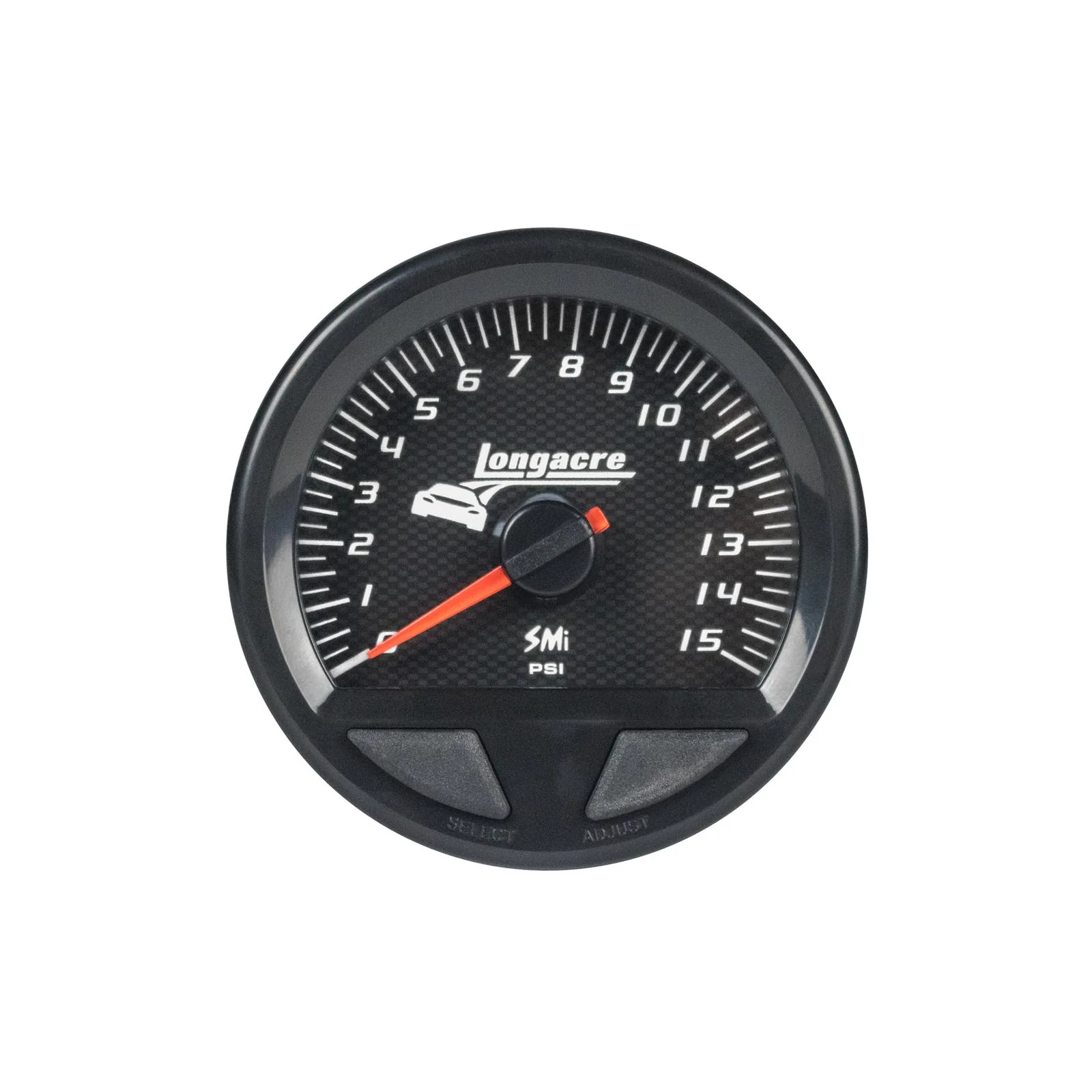SMi⢠Elite Waterproof Gauges, Fuel Pressure 0-15 psi, Sensor Not Included - Image 3