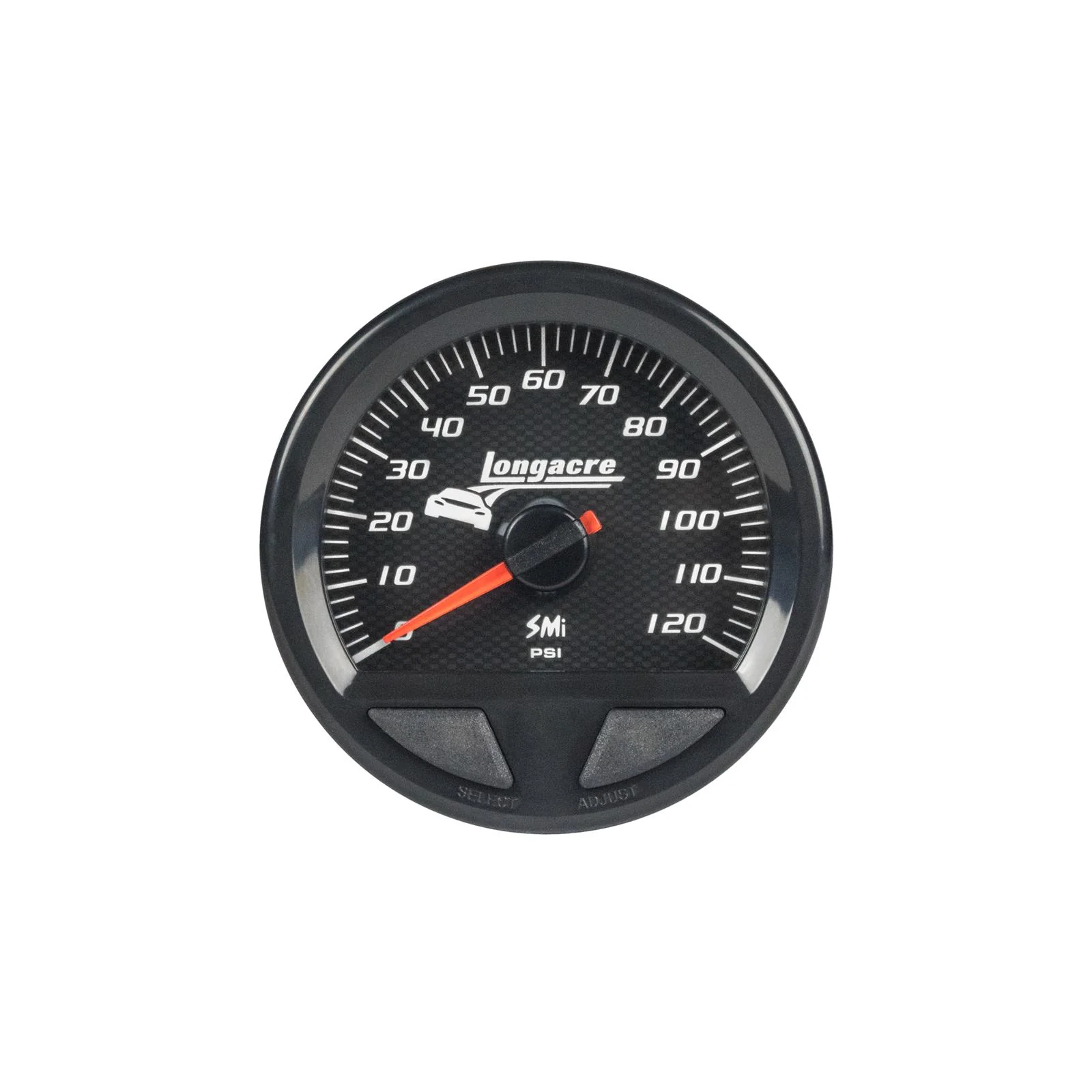 SMi⢠Elite Waterproof Gauges, Oil Pressure 0-120 psi, Sensor Included - Image 3