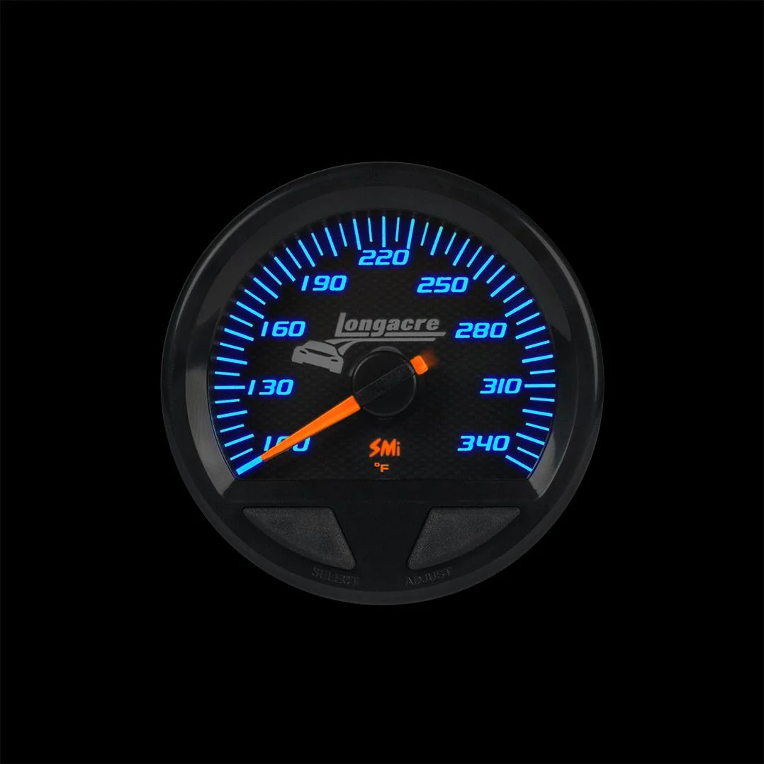 SMi⢠Elite Waterproof Gauges, Oil Temperature/Water Temperature 100-340, Sensor Included - Image 2