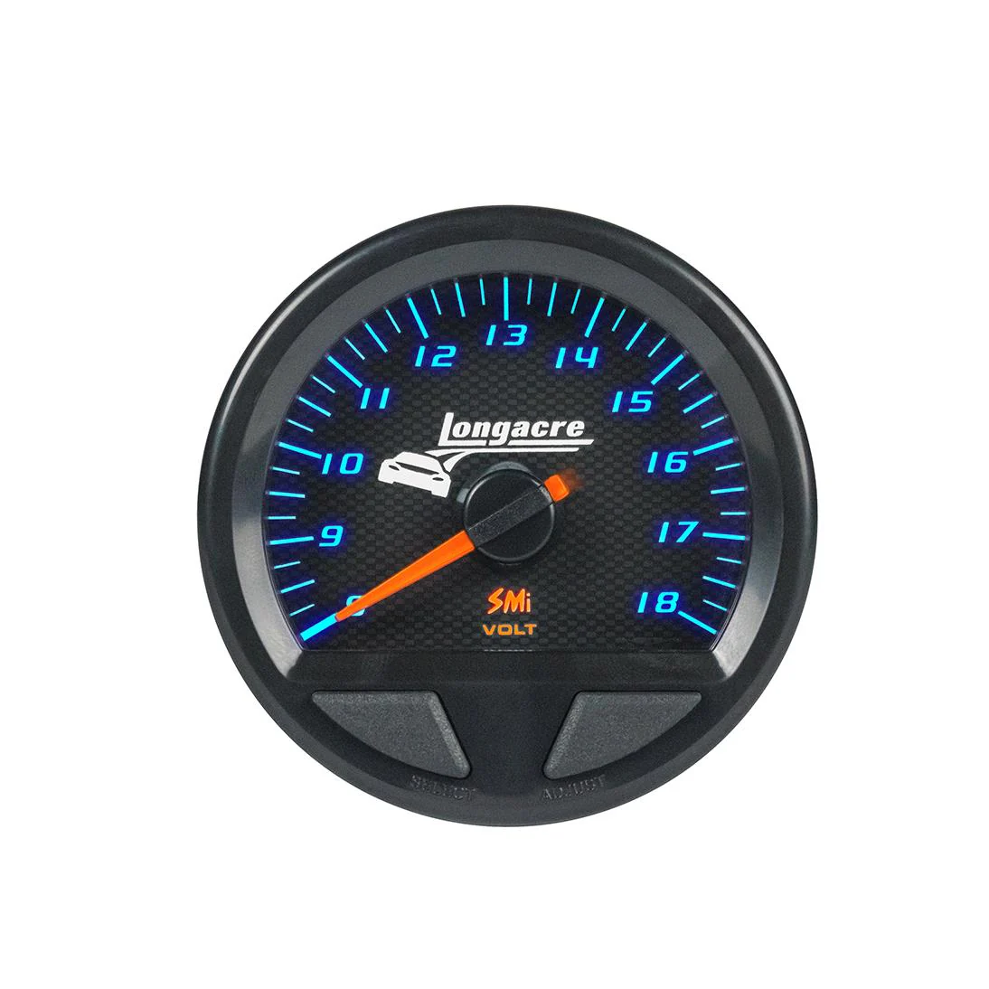 SMi⢠Elite Waterproof Gauges, Volt Gauge 8-18, Sensor Included